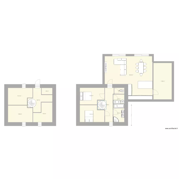 route briere. Plan de 