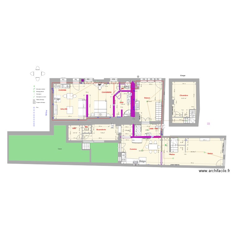 5UrbainGrandierPlanEnedis. Plan de 0 pièce et 0 m2