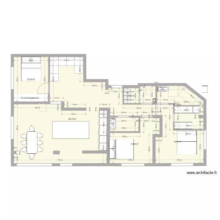 VF Palace . Plan de 