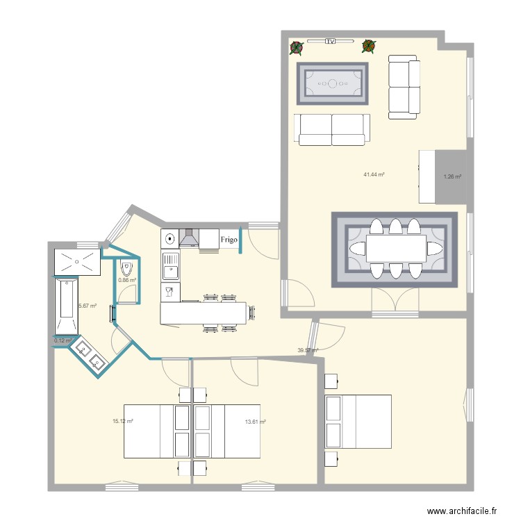 bertrand projet futur. Plan de 0 pièce et 0 m2