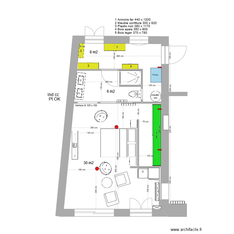 CHAMBRE BAS ind cc. Plan de 0 pièce et 0 m2