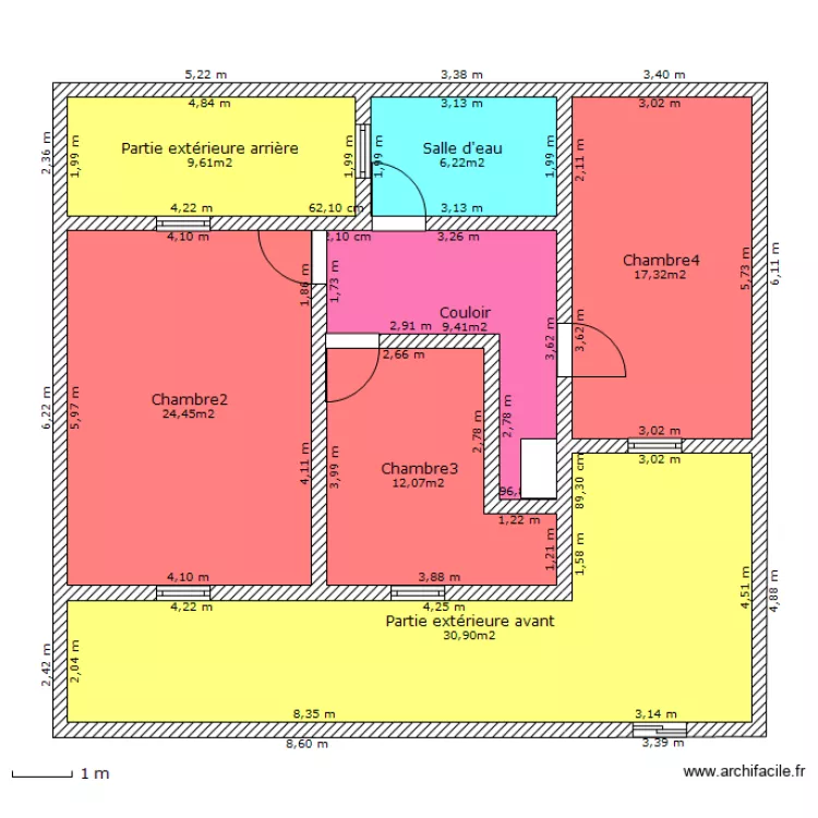 Maison Papa 3. Plan de 