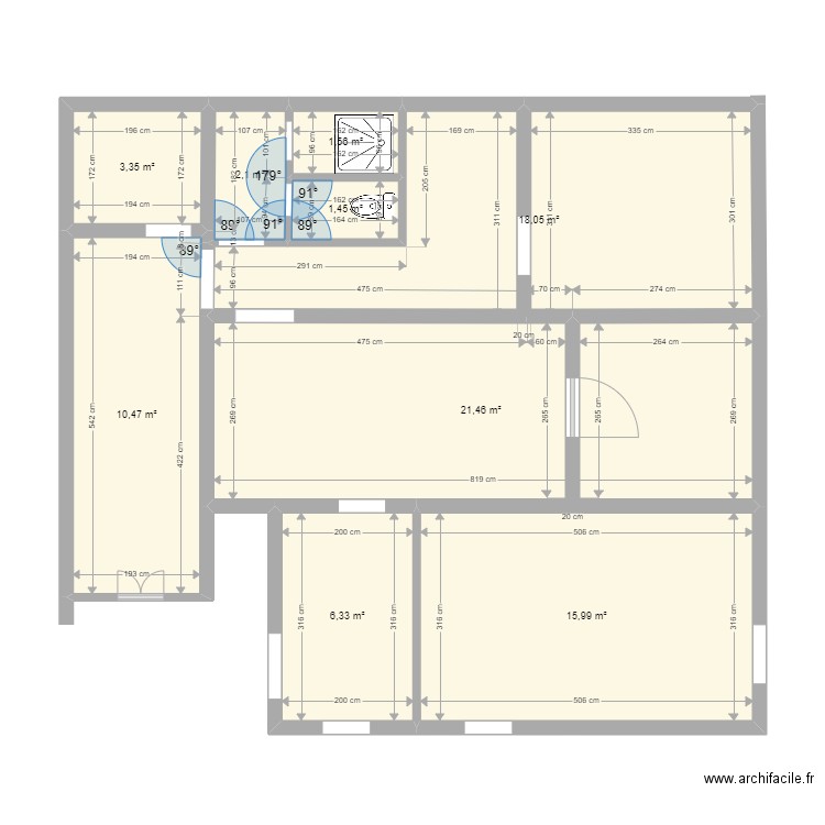 Poissonnerie F Lahaye. Plan de 0 pièce et 0 m2