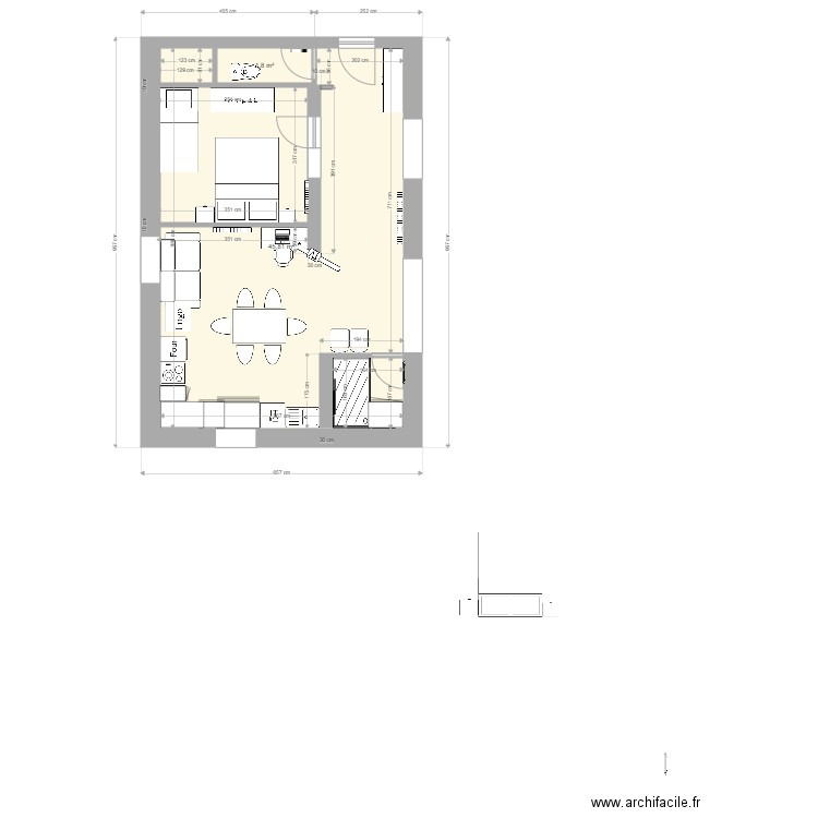  Appart  6 0. Plan de 0 pièce et 0 m2
