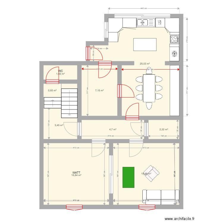 LouiseMICHEL04. Plan de 0 pièce et 0 m2