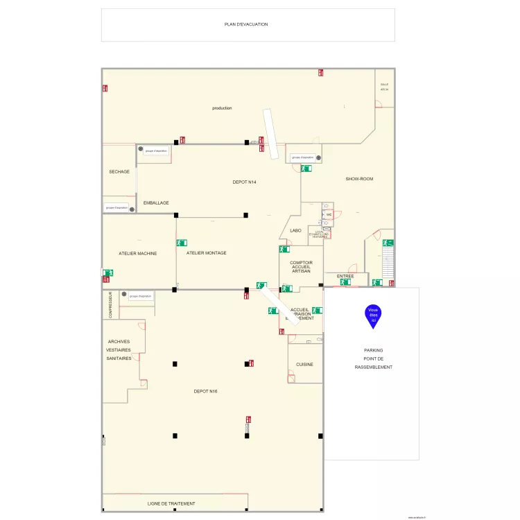 plan évacuation ESSAI CONVOYEUR. Plan de plan évacuation ESSAI CONVOYEUR. Plan de