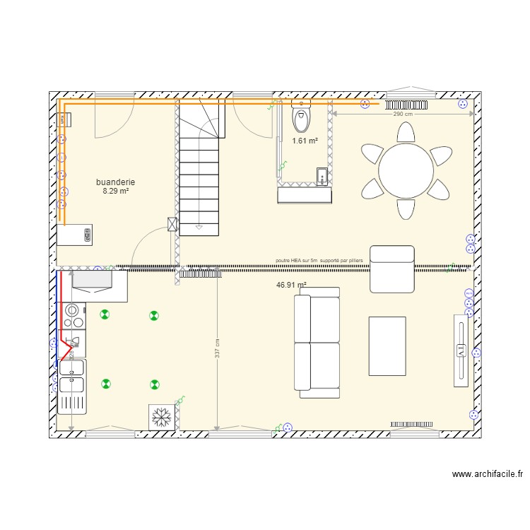 Projet ANAHID et ANTOINE. Plan de 0 pièce et 0 m2