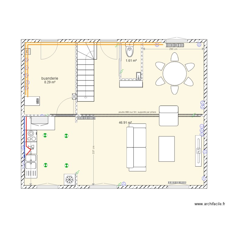 Projet ANAHID et ANTOINE. Plan de 0 pièce et 0 m2