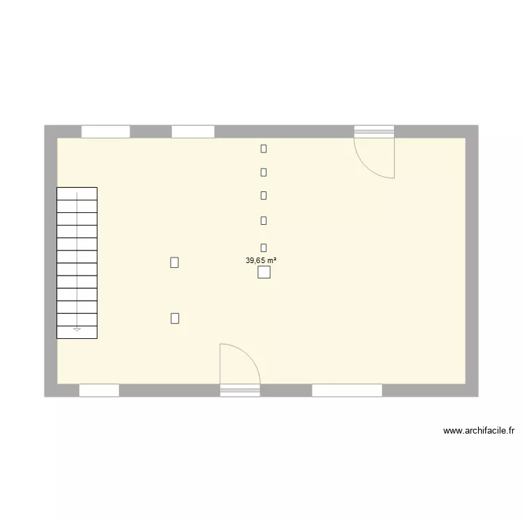 Plan cuisine gauche. Plan de Plan cuisine gauche. Plan de