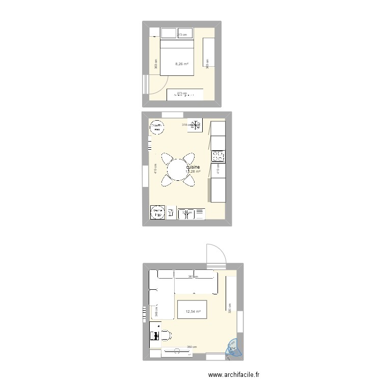 chambre. Plan de 0 pièce et 0 m2