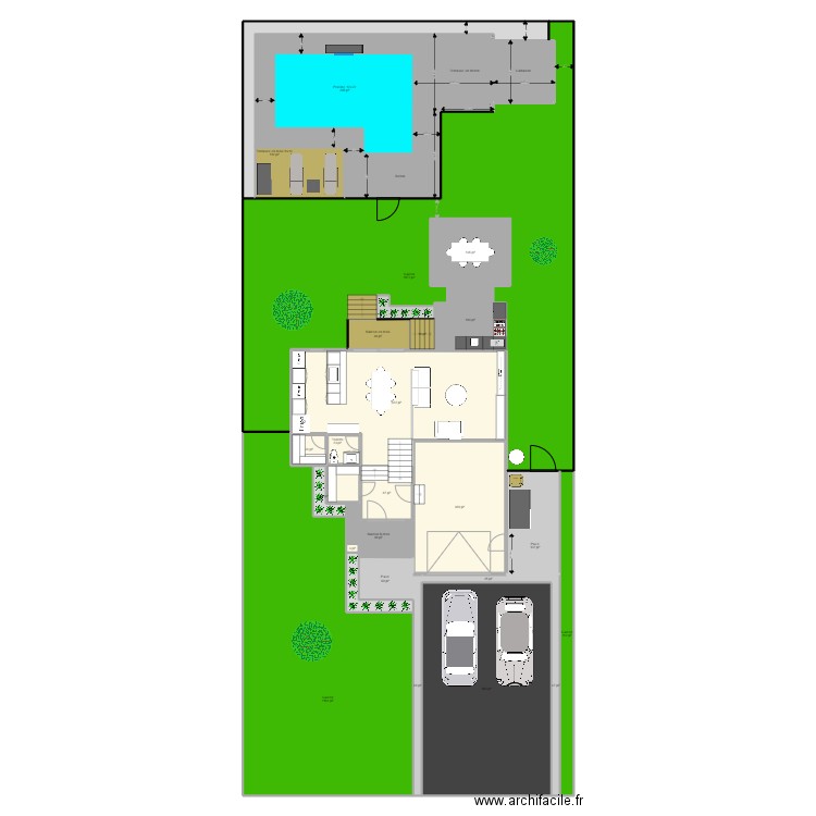 828 Madrigal nouveau béton piscine. Plan de 0 pièce et 0 m2