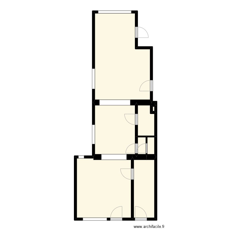 Home0complet. Plan de 8 pièces et 81 m2