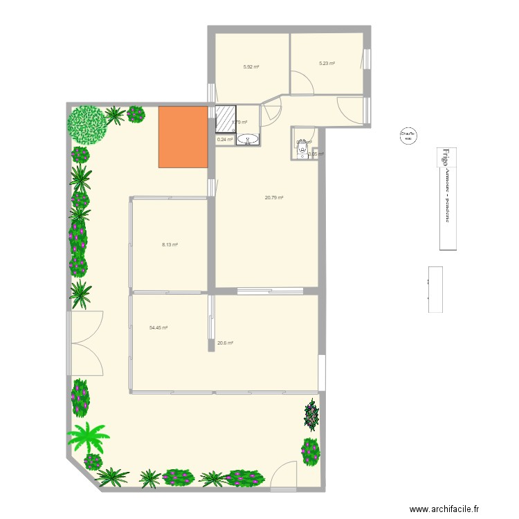 Appart Gruissan. Plan de 0 pièce et 0 m2