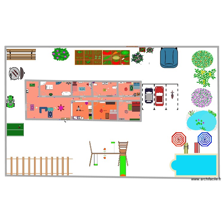 faimouna. Plan de 0 pièce et 0 m2