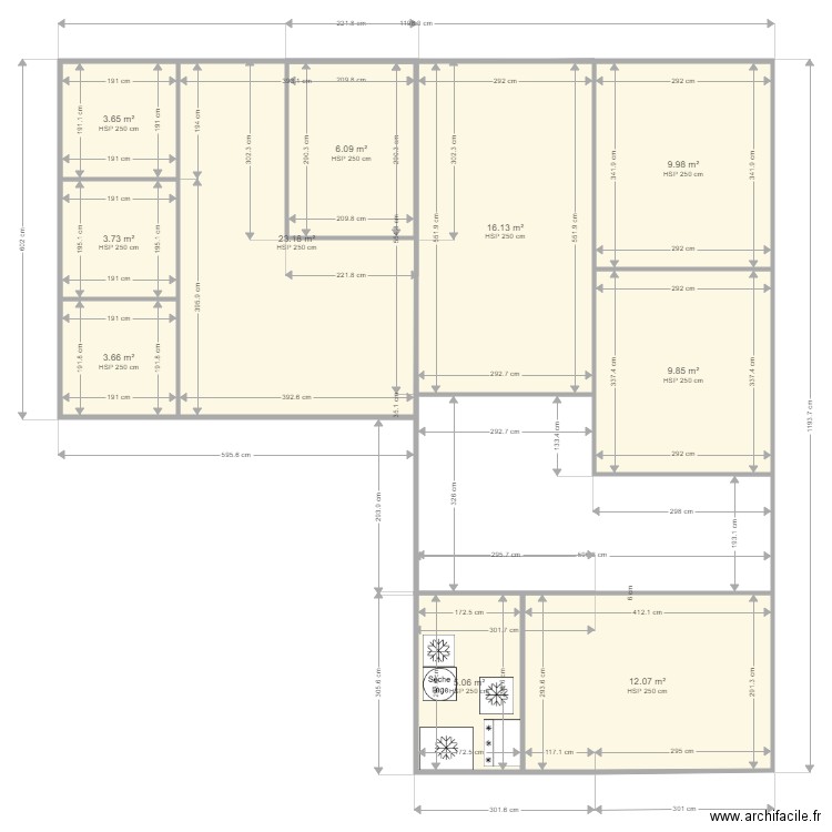 projet u. Plan de 0 pièce et 0 m2