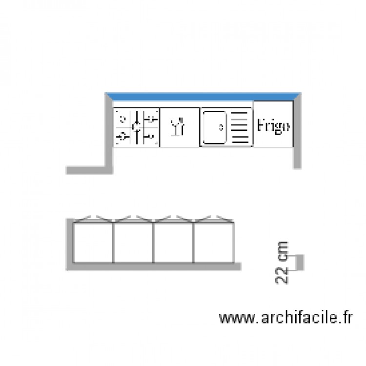 Cuisine Aménagement. Plan de 0 pièce et 0 m2