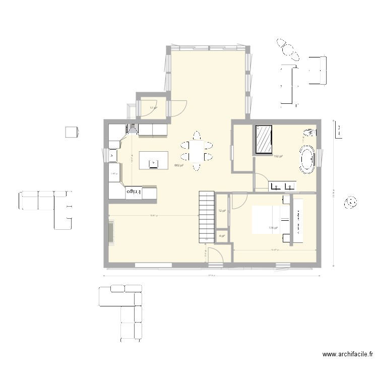 291 breault. Plan de 0 pièce et 0 m2