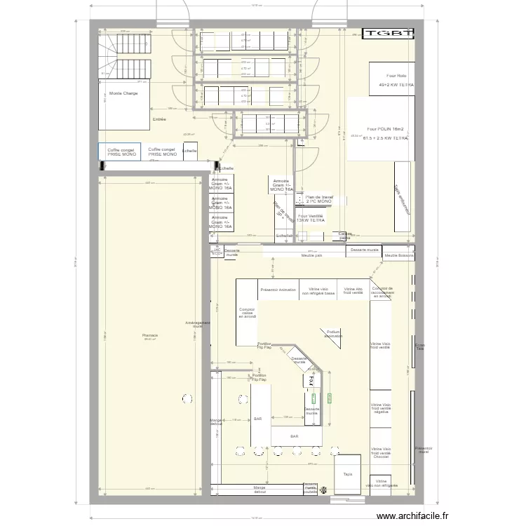 Plan reconstruction. Plan de 