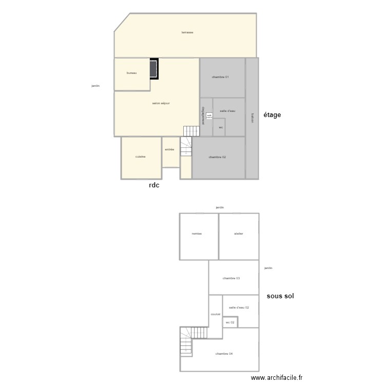 brillet. Plan de 0 pièce et 0 m2