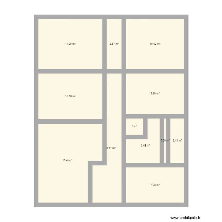 projet colocation. Plan de 0 pièce et 0 m2