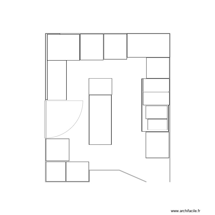 Vignoble 8-cuisine. Plan de 0 pièce et 0 m2