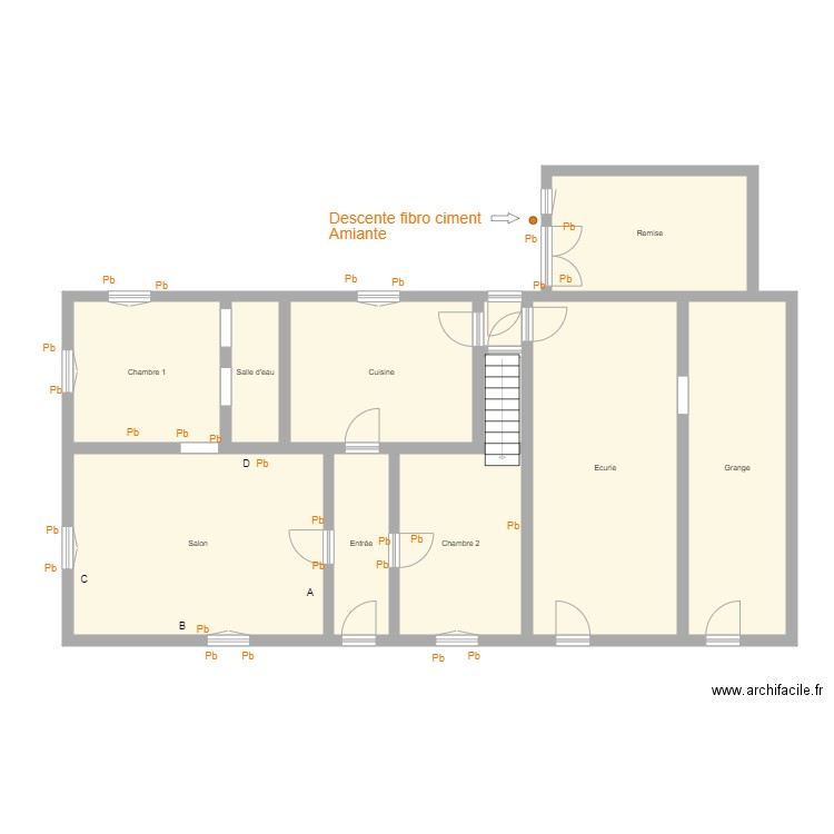 Croquis GERARD. Plan de 0 pièce et 0 m2