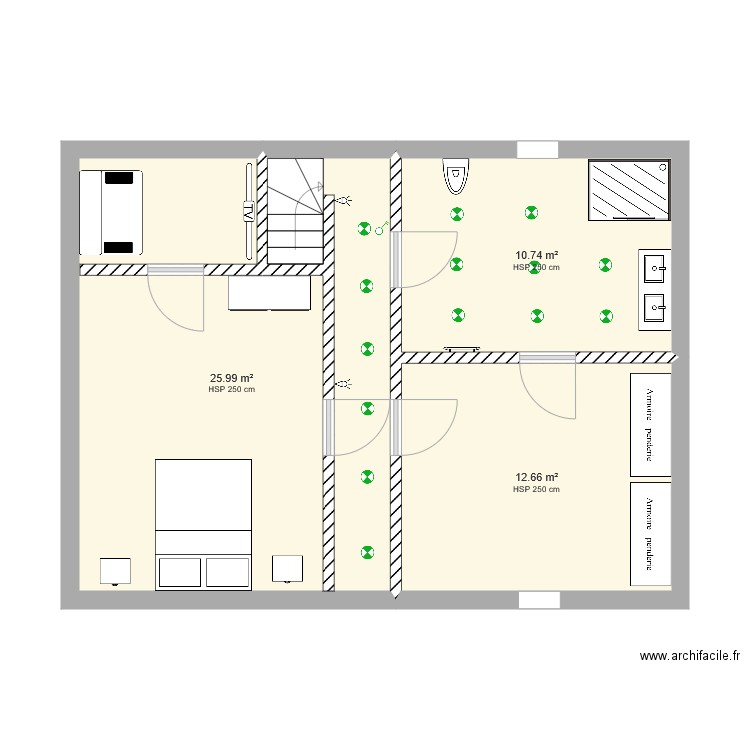  etage. Plan de 0 pièce et 0 m2