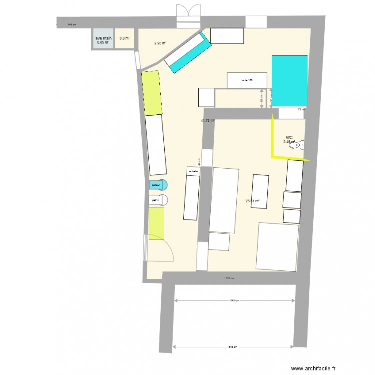  labo st palais4 sept 2016. Plan de 0 pièce et 0 m2