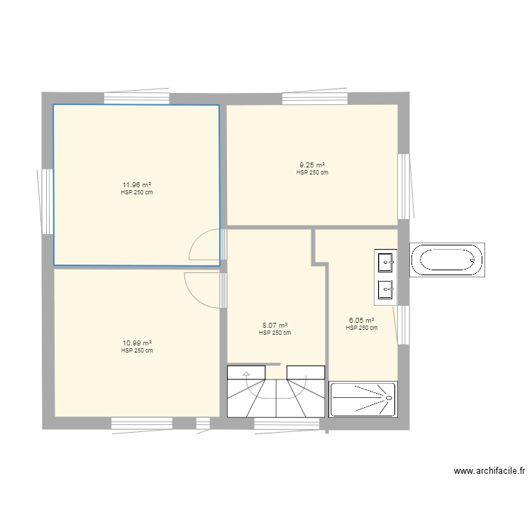 ETAGE 1. Plan de 0 pièce et 0 m2