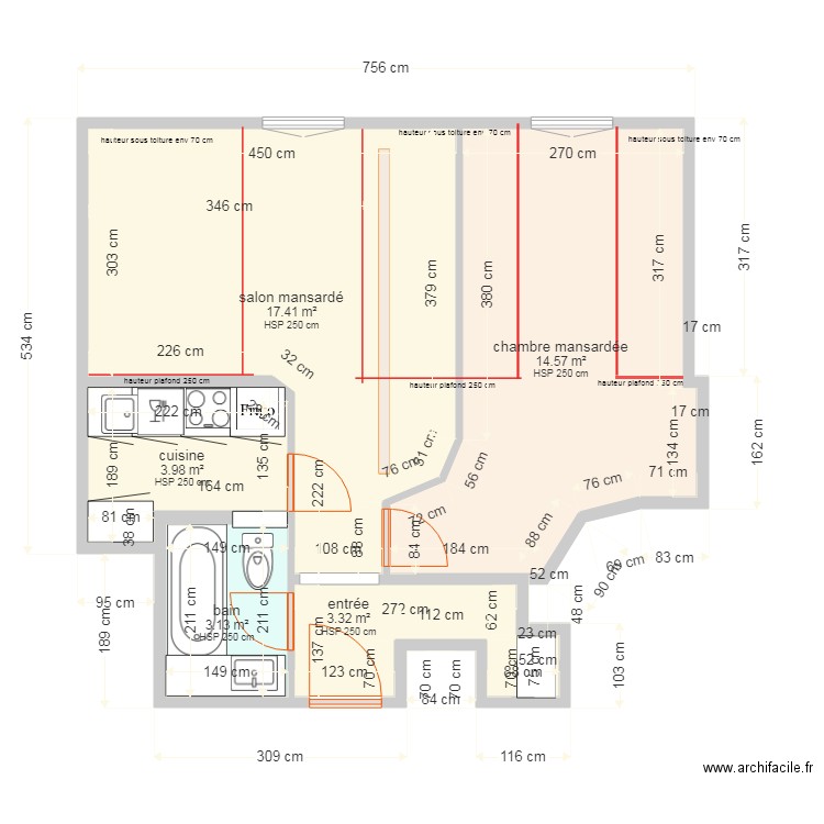 appartement . Plan de 0 pièce et 0 m2