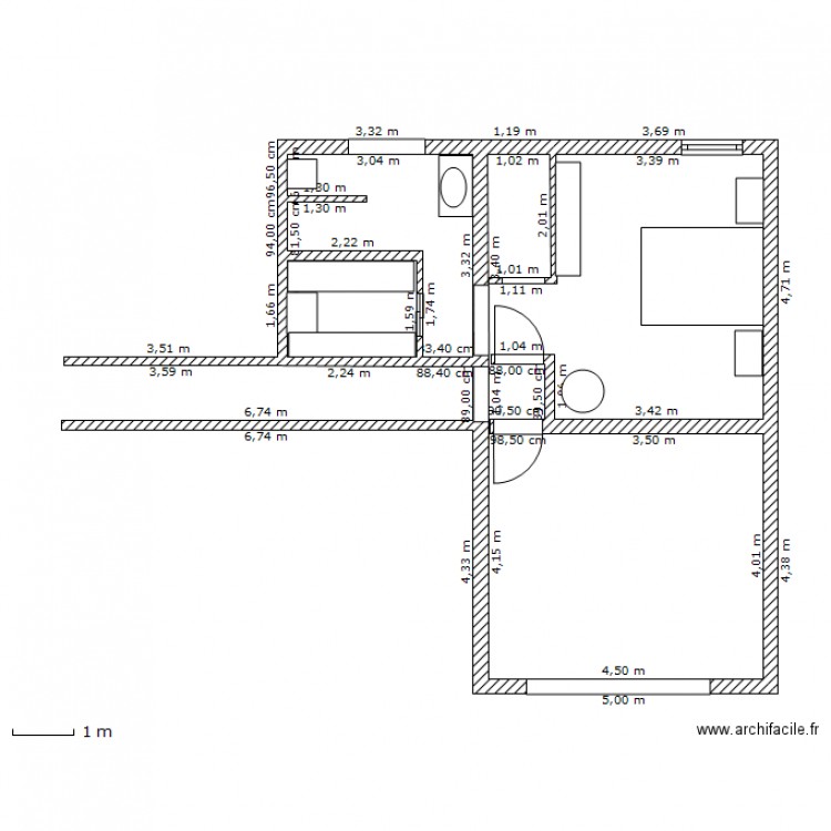 Plan. Plan de 0 pièce et 0 m2