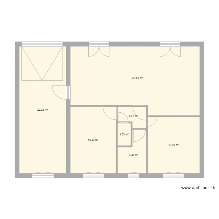 plan maison. Plan de 0 pièce et 0 m2