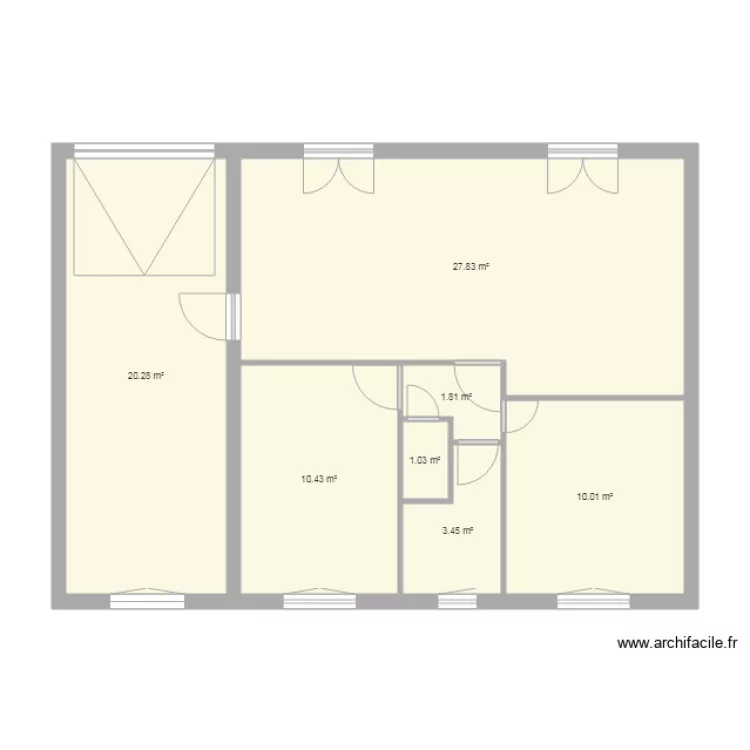 plan maison. Plan de 