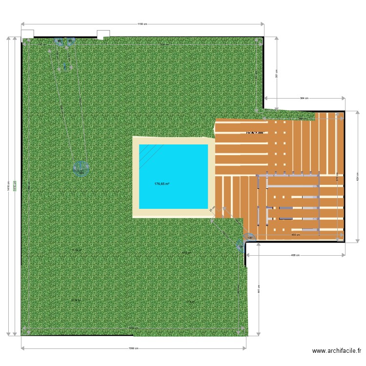 JARDIN. Plan de 0 pièce et 0 m2