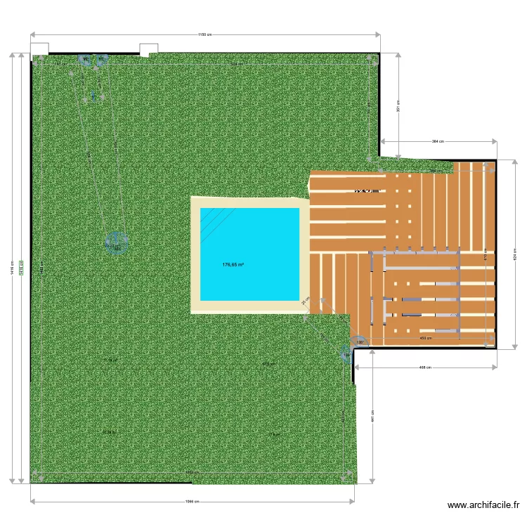 JARDIN. Plan de 