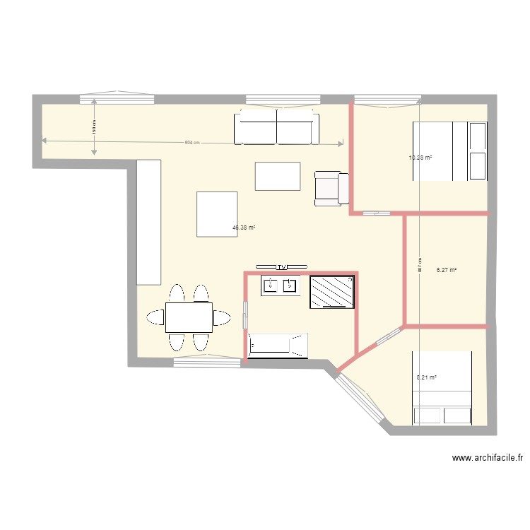 projet paris 4. Plan de 0 pièce et 0 m2