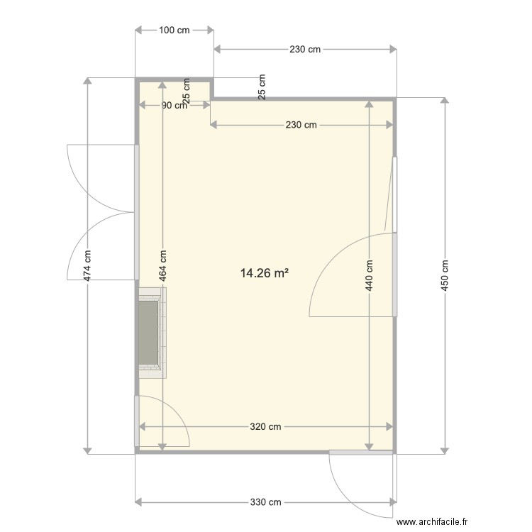 Projet VANDENBUSSCHE Cuisine. Plan de 0 pièce et 0 m2