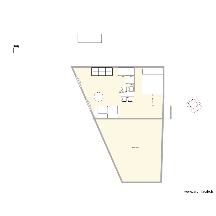 studio lolo bis3 extension. Plan de 0 pièce et 0 m2