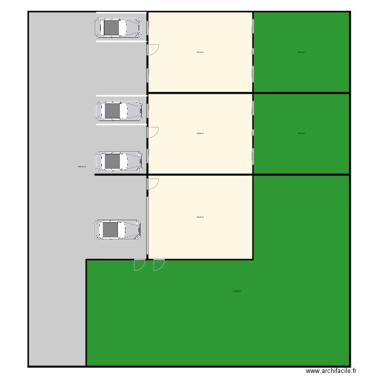 implantation marcillole. Plan de 0 pièce et 0 m2