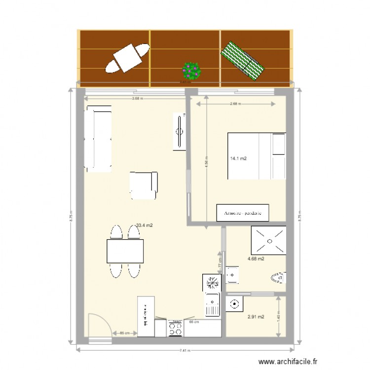 préfab04. Plan de 0 pièce et 0 m2