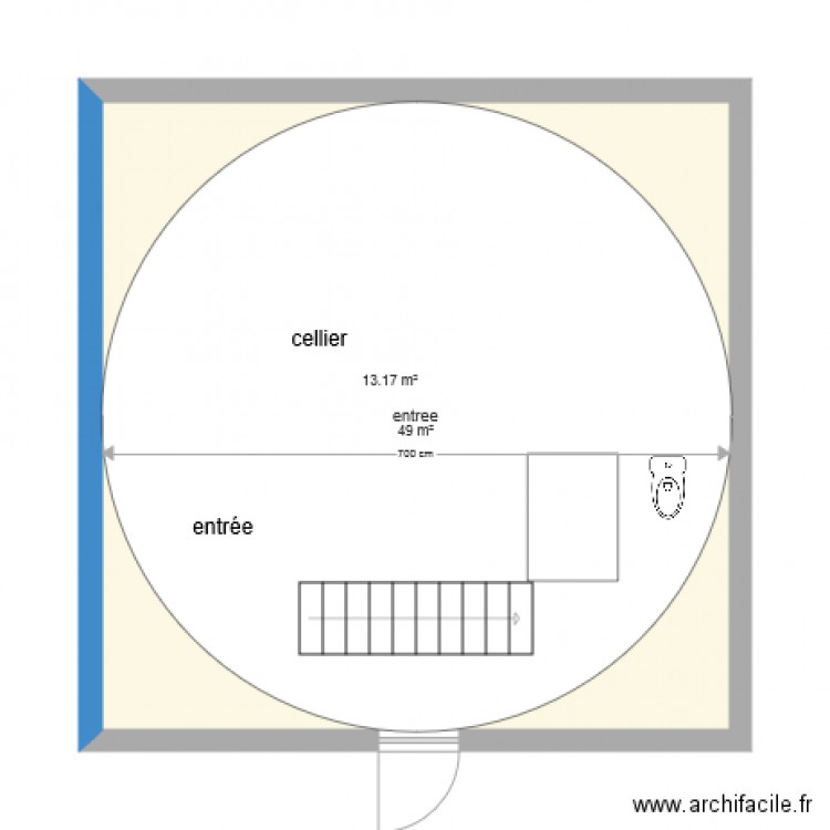entrée. Plan de 0 pièce et 0 m2