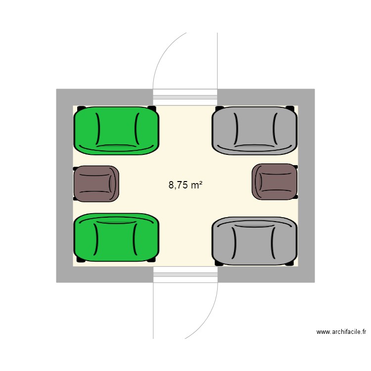 LOCAL POUBELLE POINCARE 11 et 13 15. Plan de 0 pièce et 0 m2