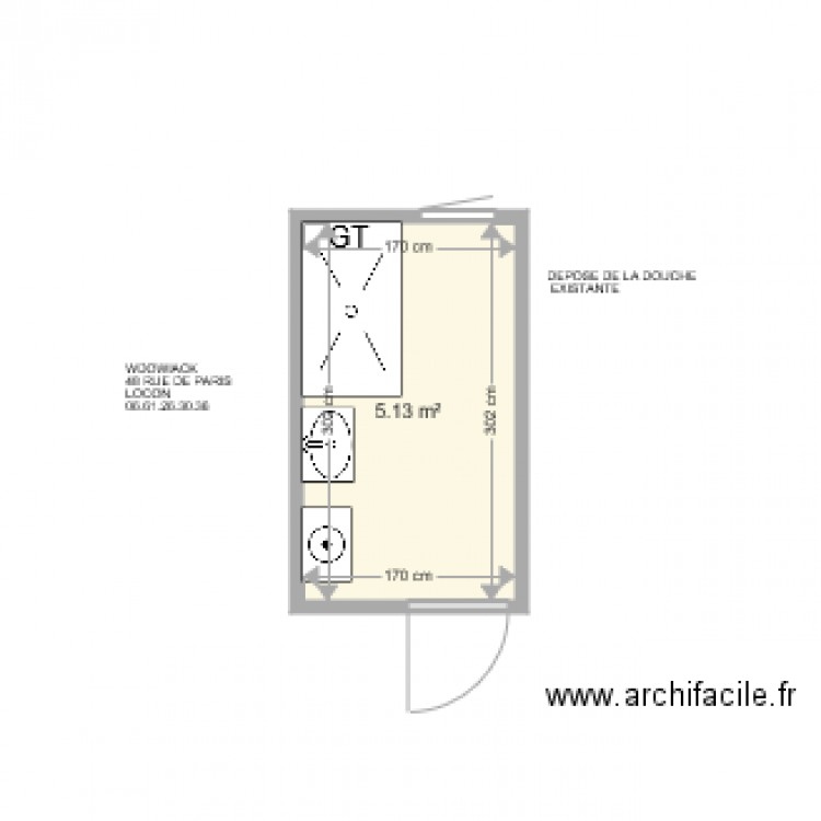 WDOWIACK. Plan de 0 pièce et 0 m2