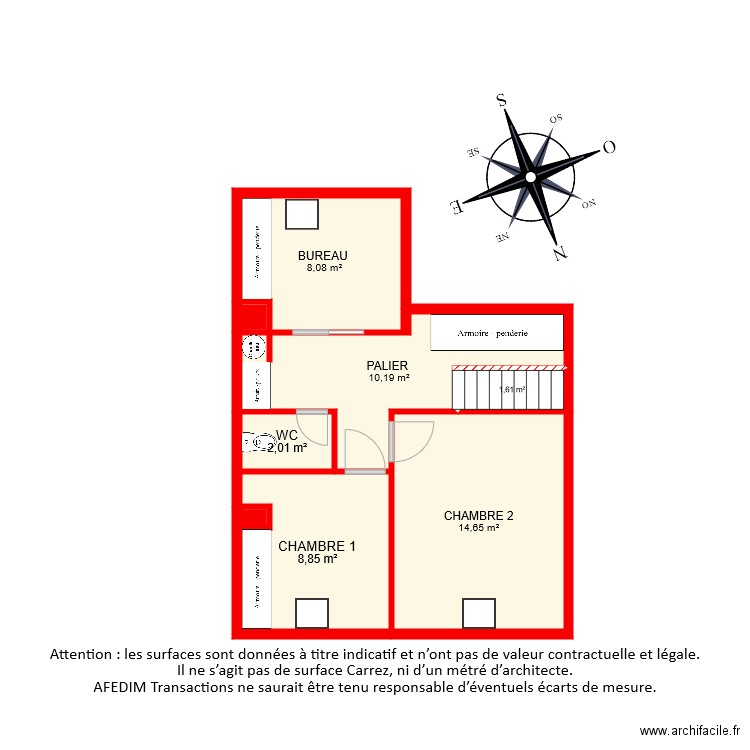 BI 6562 ETAGE EF. Plan de 0 pièce et 0 m2