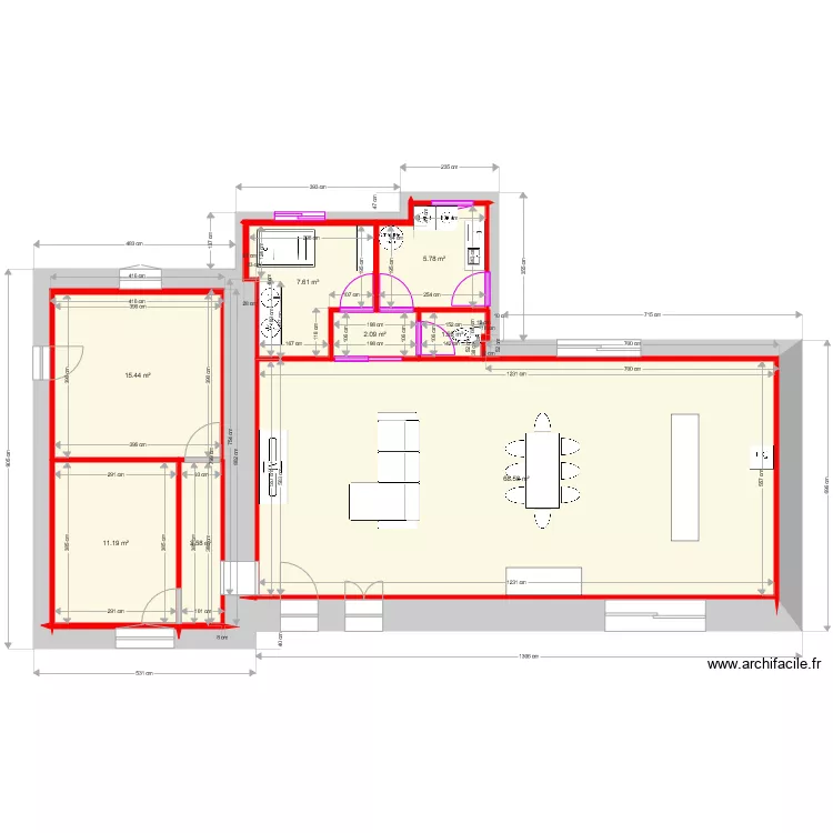chez nous ss bureau. Plan de 