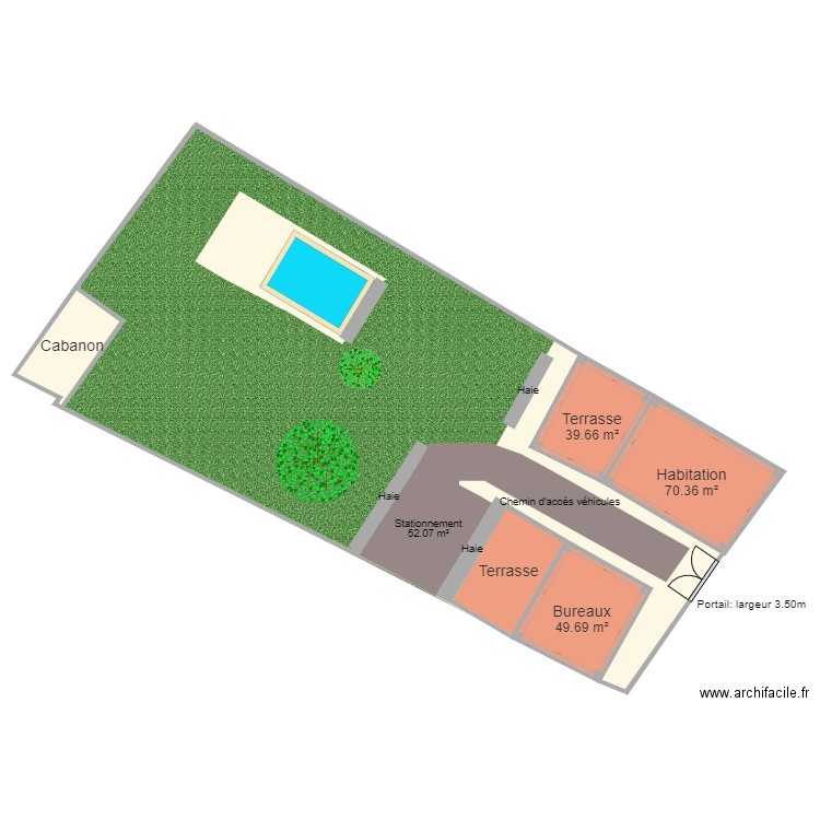 Plan de masse clemenceau. Plan de 0 pièce et 0 m2