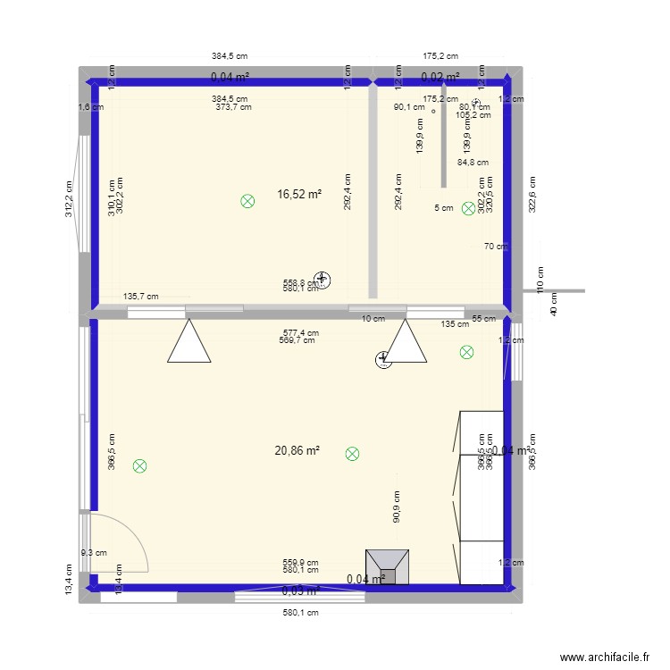Plan PM 12 meublé. Plan de 0 pièce et 0 m2