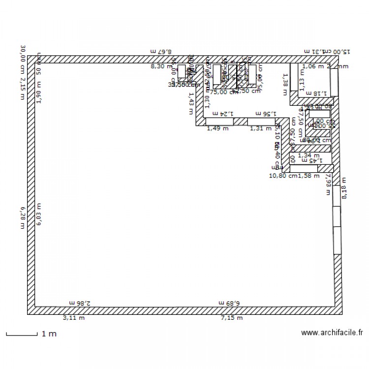 Hangar de formalog. Plan de 0 pièce et 0 m2