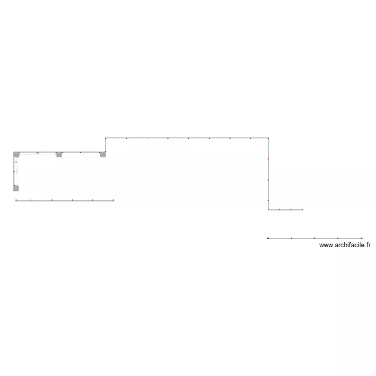 garde corps. Plan de 