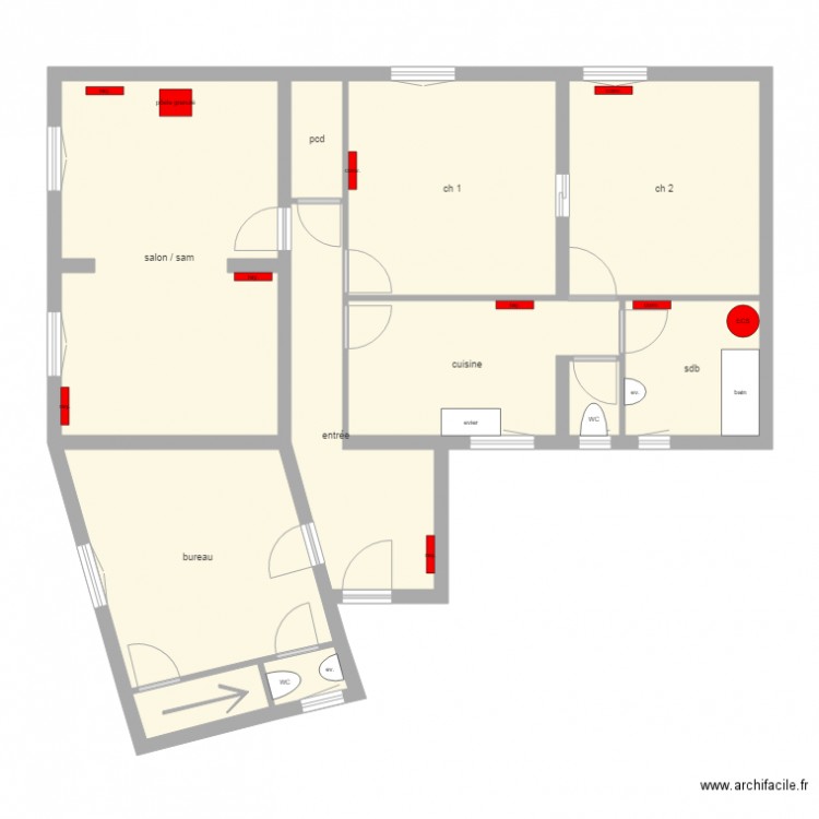 DE RANCOURT. Plan de 0 pièce et 0 m2